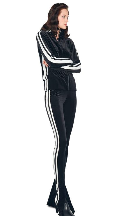 Norma Kamali SIDE STRIPE TURTLE JACKET