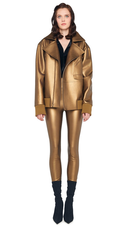 Norma Kamali OVERSIZED MOTO JACKET
