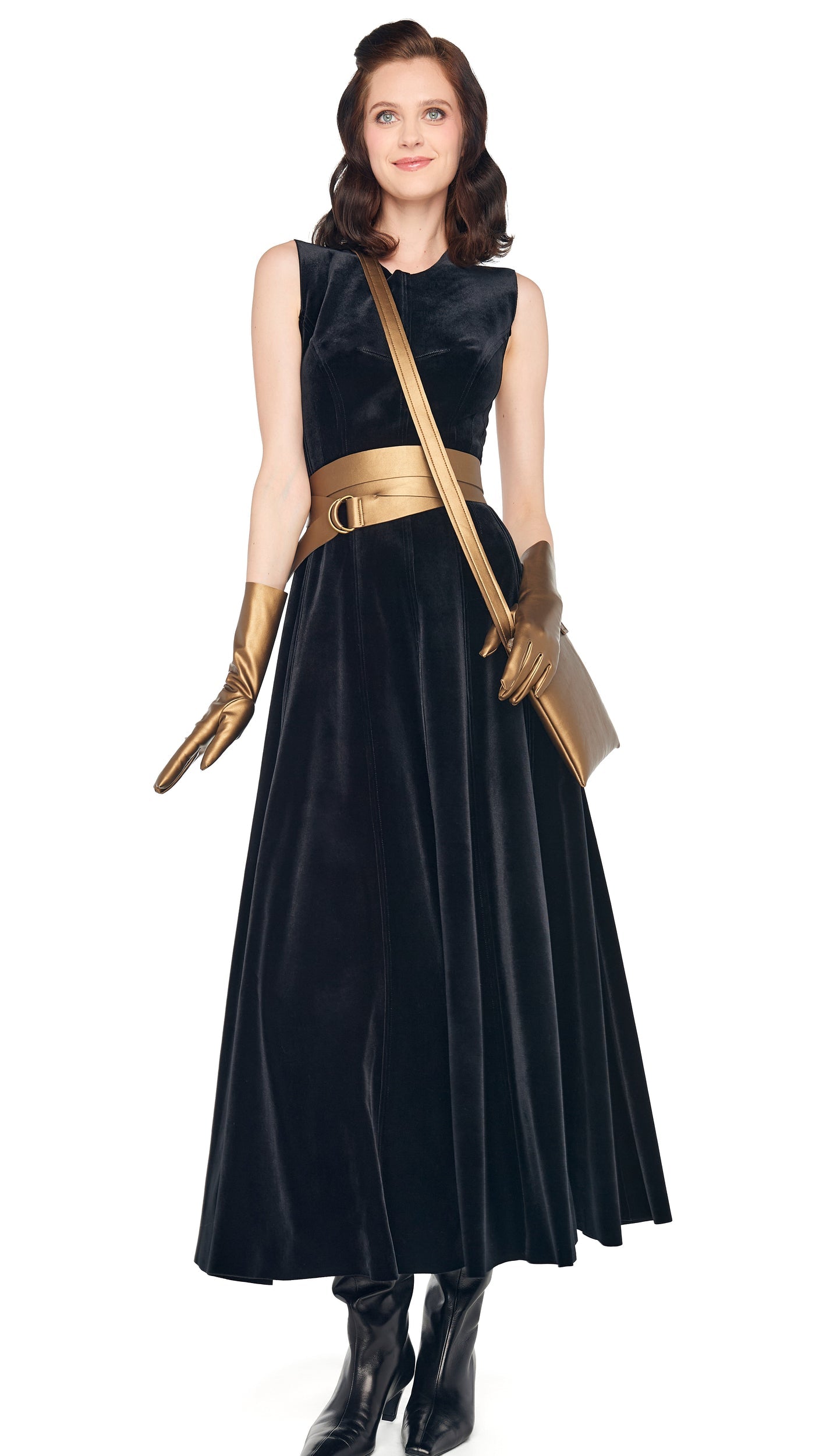 Norma Kamali SLEEVELESS LONG GRACE DRESS
