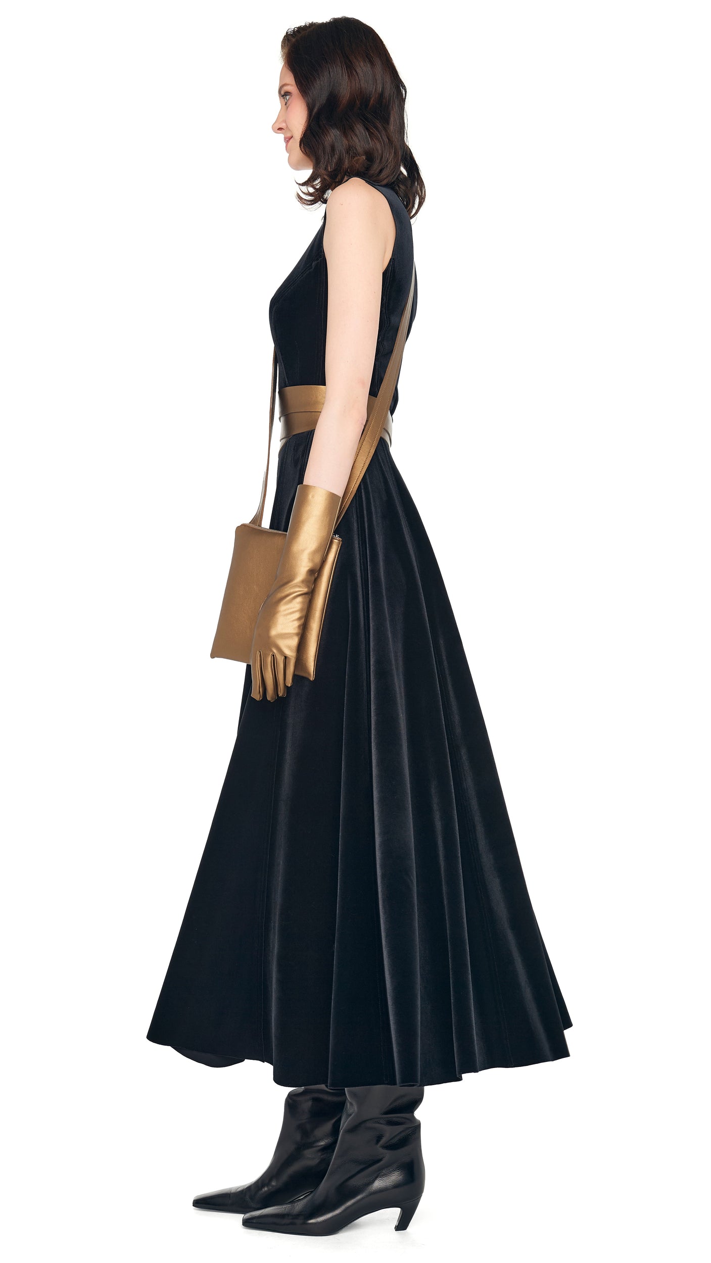 Norma Kamali SLEEVELESS LONG GRACE DRESS
