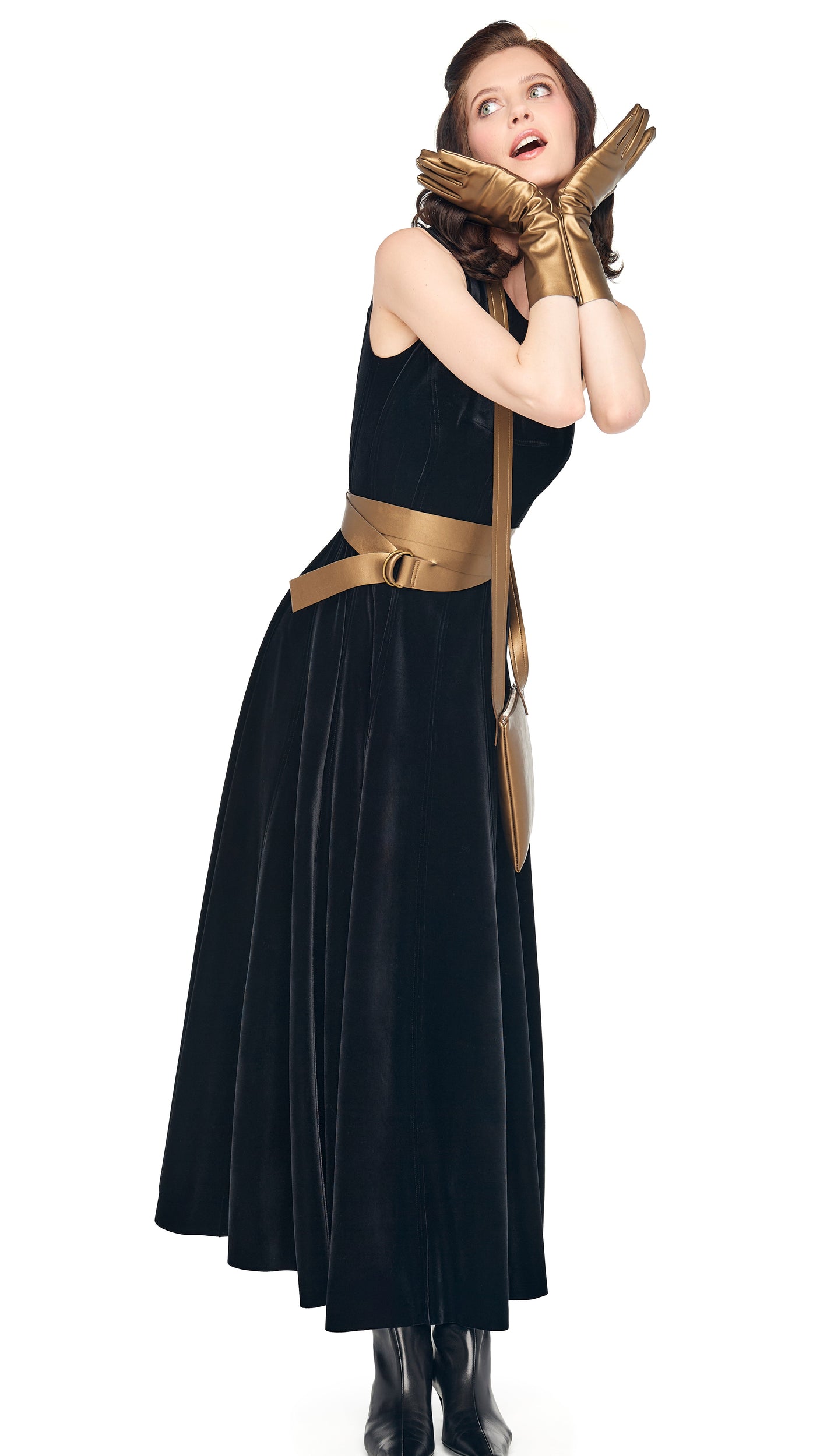 Norma Kamali SLEEVELESS LONG GRACE DRESS
