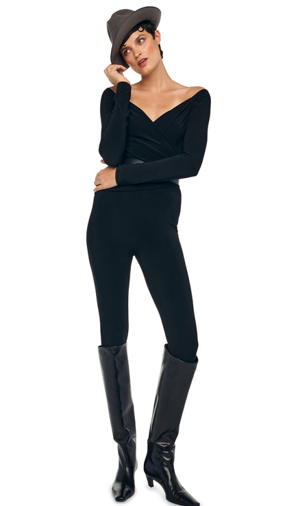 Norma Kamali OFF SHOULDER SWEETHEART CATSUIT