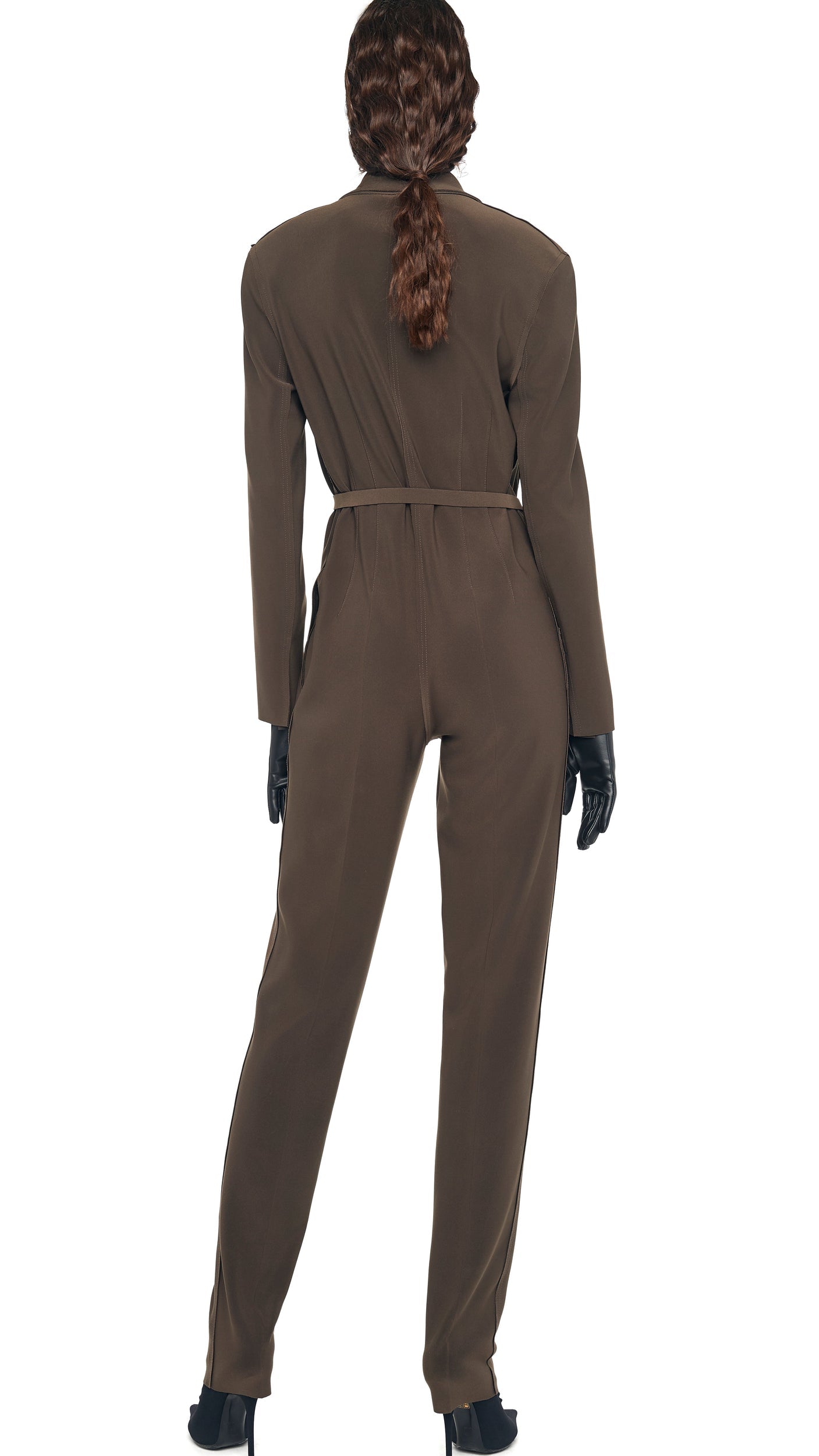 Norma Kamali EASY FIT SB TAPERED LEG JUMPSUIT