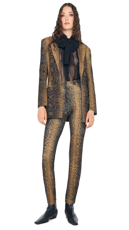 Norma Kamali HIGH WAIST PENCIL JEAN