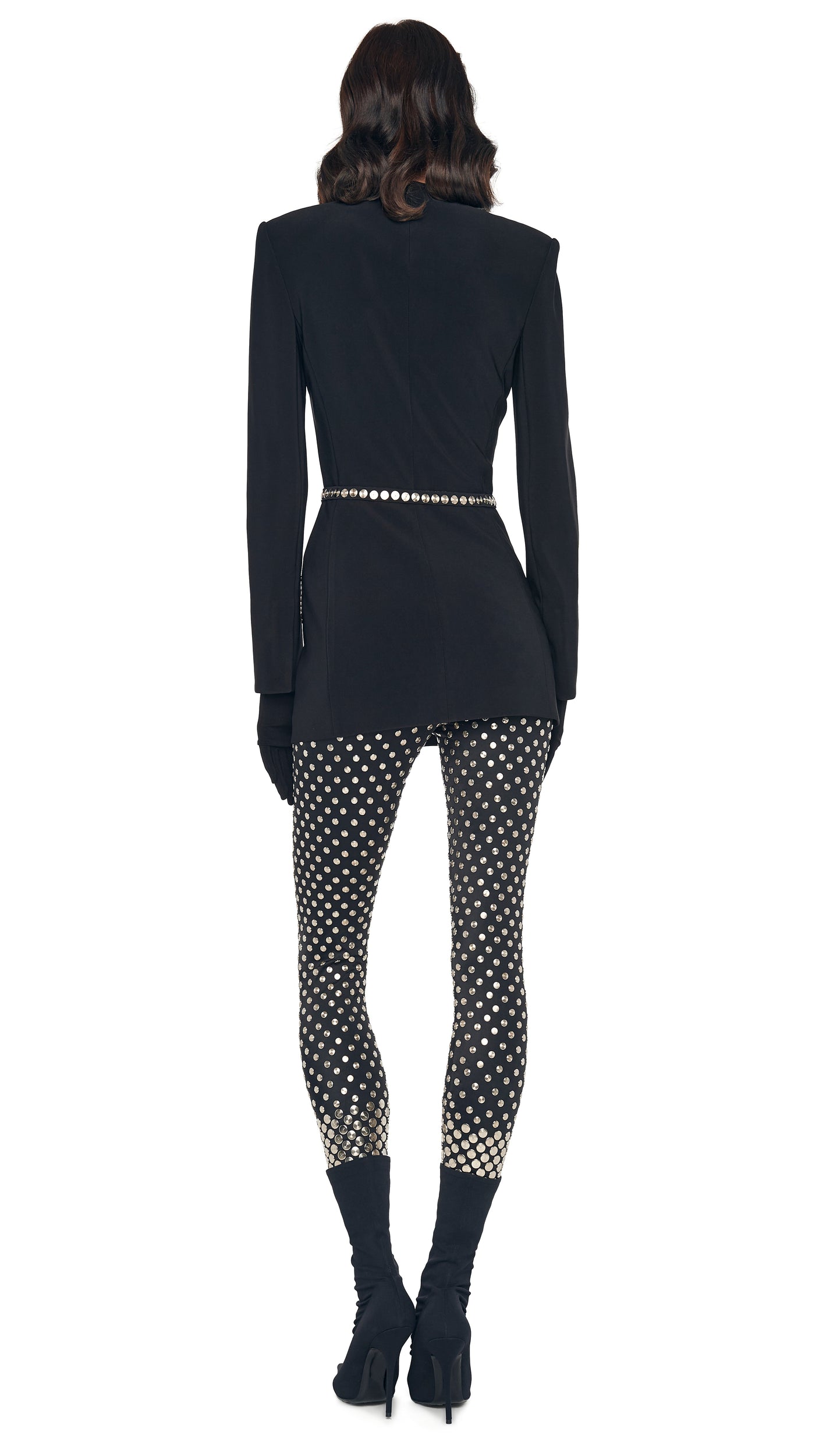 Norma Kamali LS V NECK ZIP FRONT JACKET