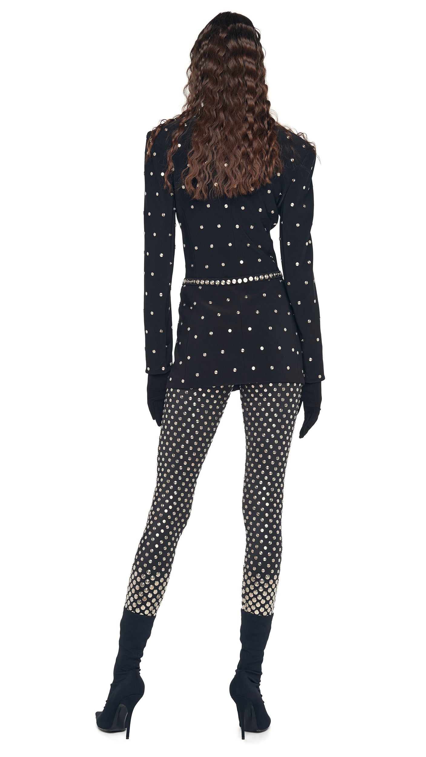 Norma Kamali LS V NECK ZIP FRONT JACKET