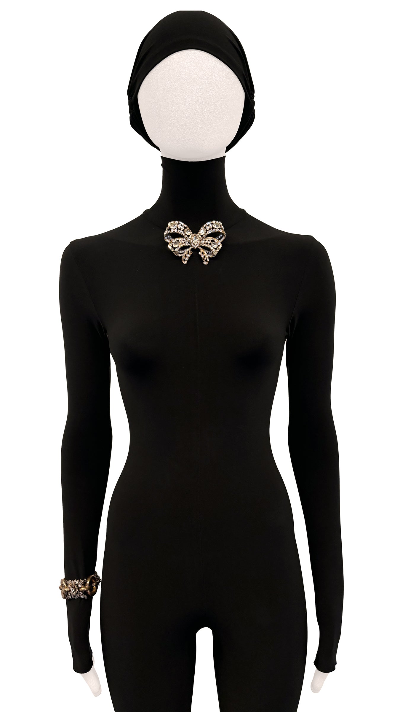 Norma Kamali STARET BOW STONE BROOCH