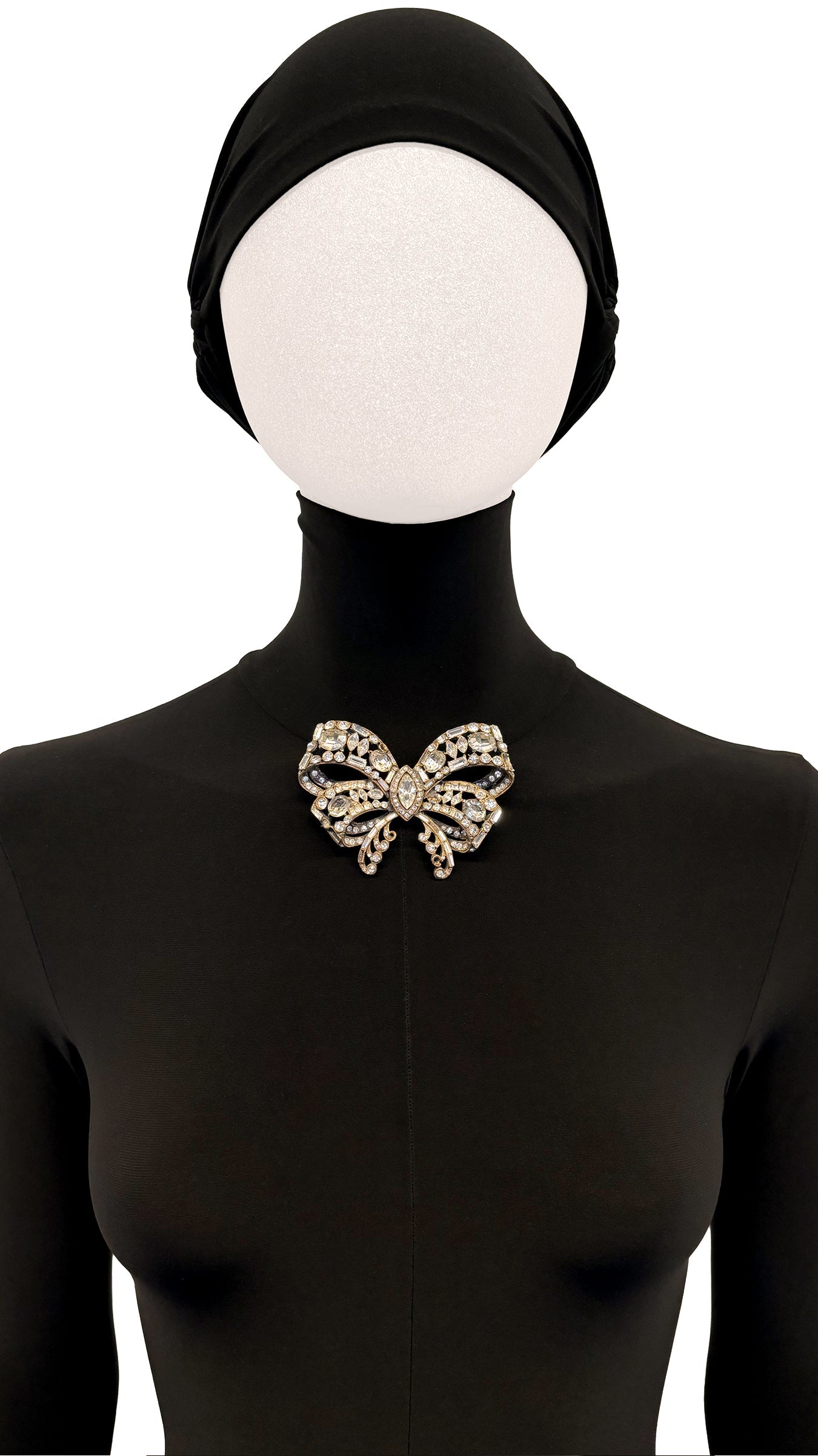 Norma Kamali STARET BOW STONE BROOCH