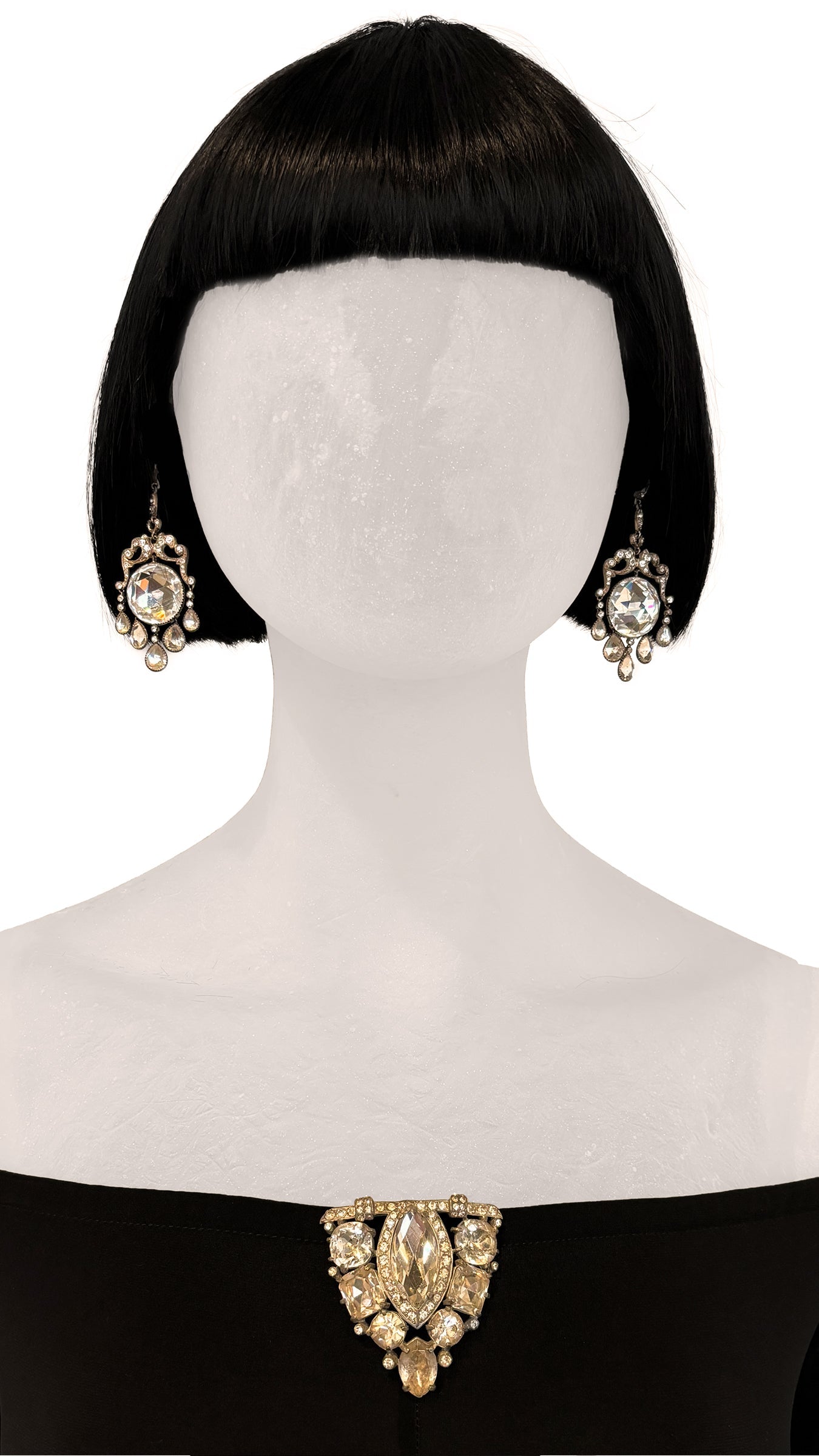 Norma Kamali EISENBERG STONE BROOCH