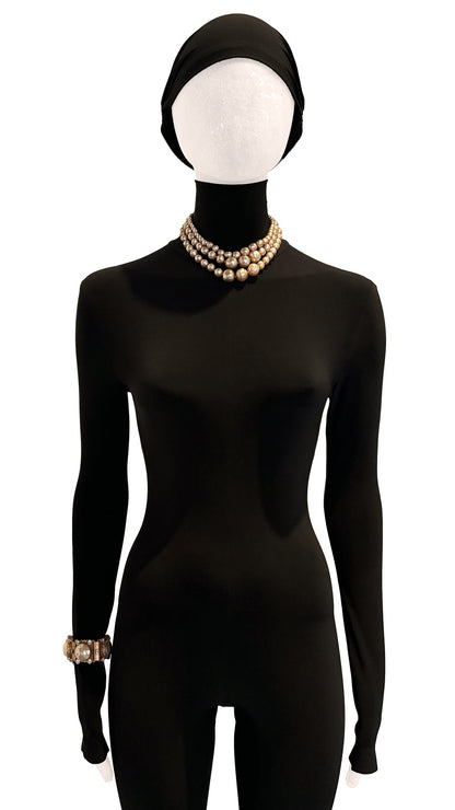 Norma Kamali MIRIAM HASKELL PEARL NECKLACE SET