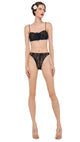 Black Stretch Lace/Nude