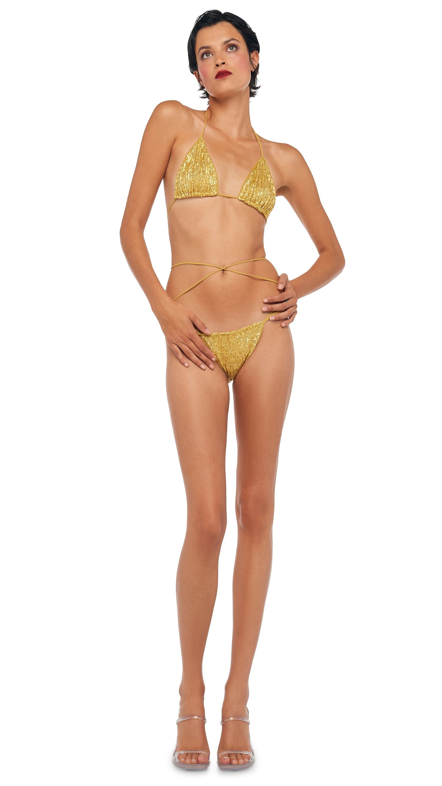 Norma Kamali CRISS CROSS BRA / BOTTOM