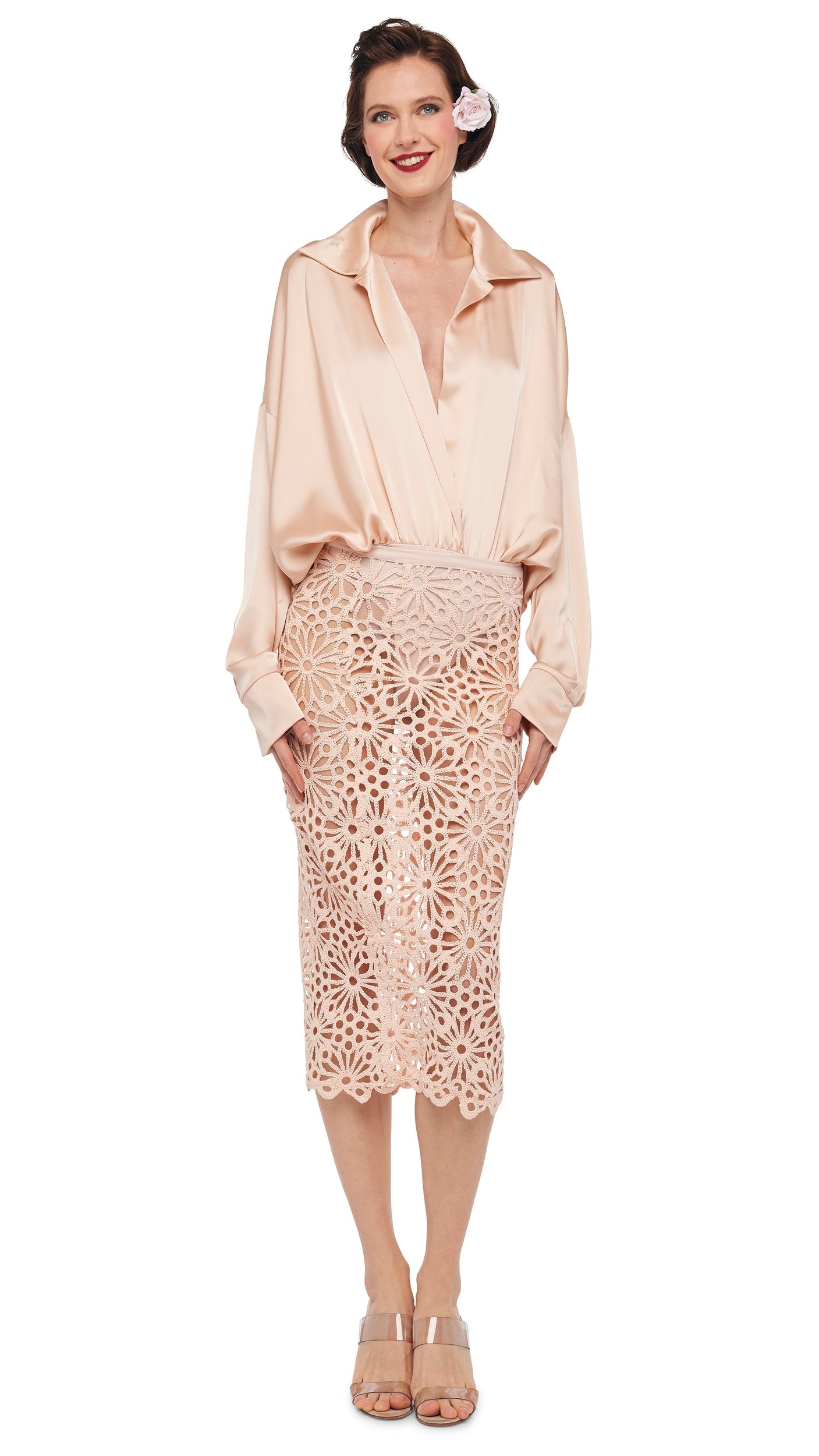 Norma Kamali STRAIGHT SKIRT TO KNEE