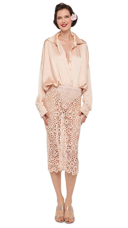 Norma Kamali STRAIGHT SKIRT TO KNEE
