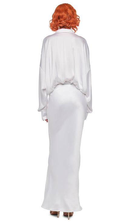 Norma Kamali BIAS OBIE SKIRT