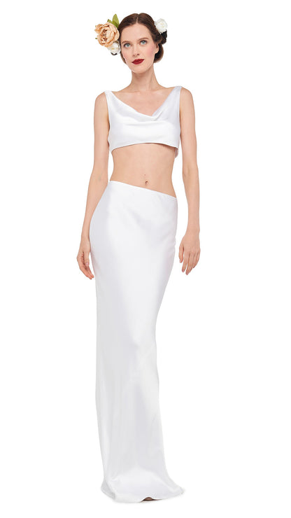 Norma Kamali BIAS OBIE SKIRT