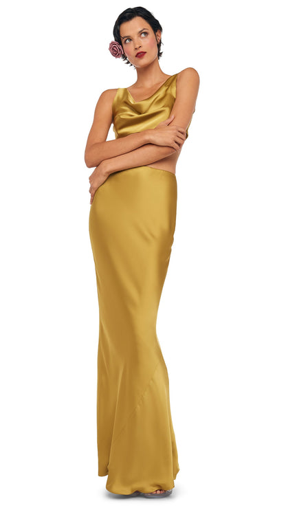 Norma Kamali BIAS OBIE SKIRT
