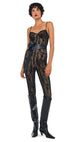 Black Stretch Lace/Nude