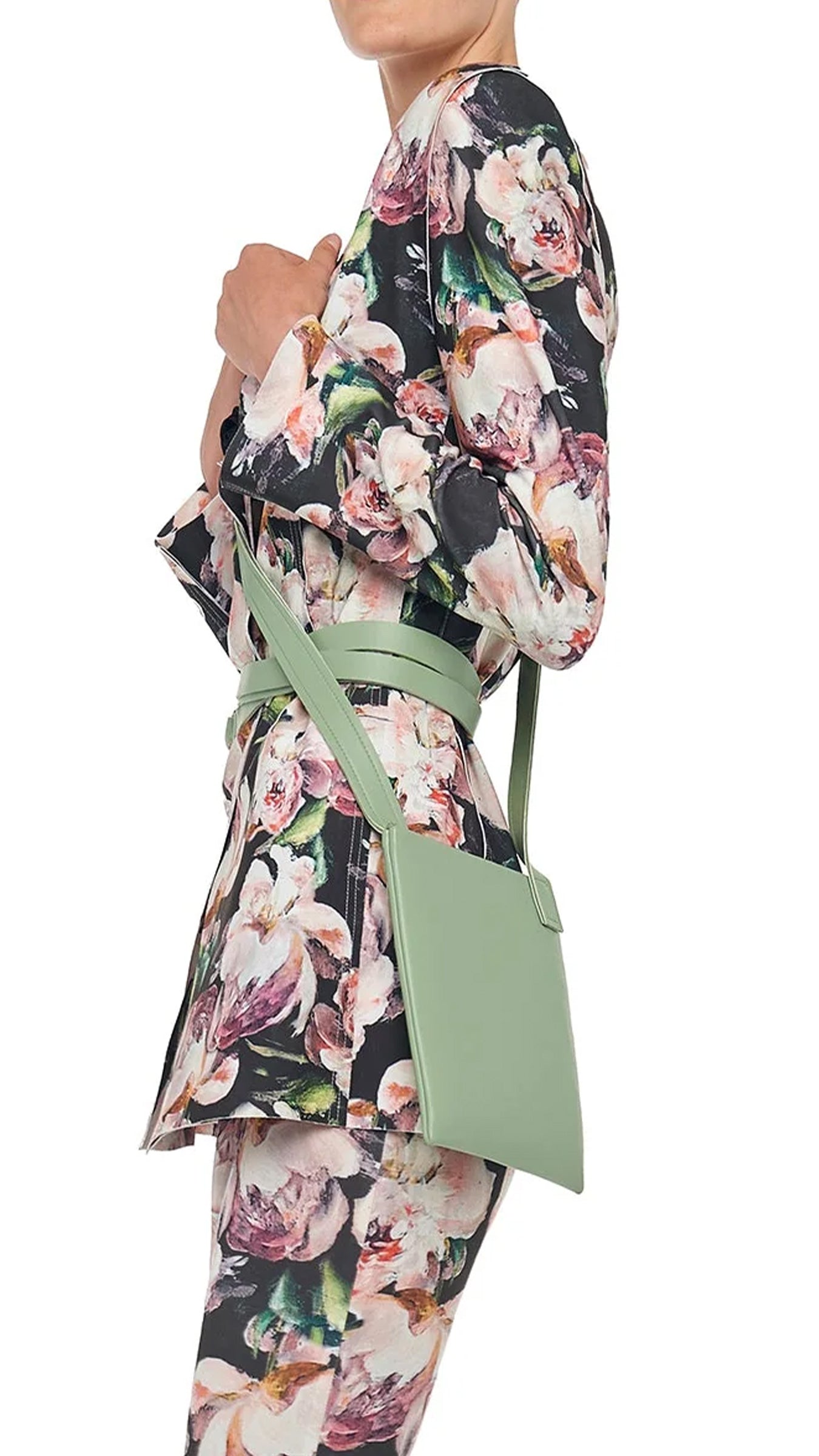 Norma Kamali CROSSOVER SHOULDER BAG SMALL