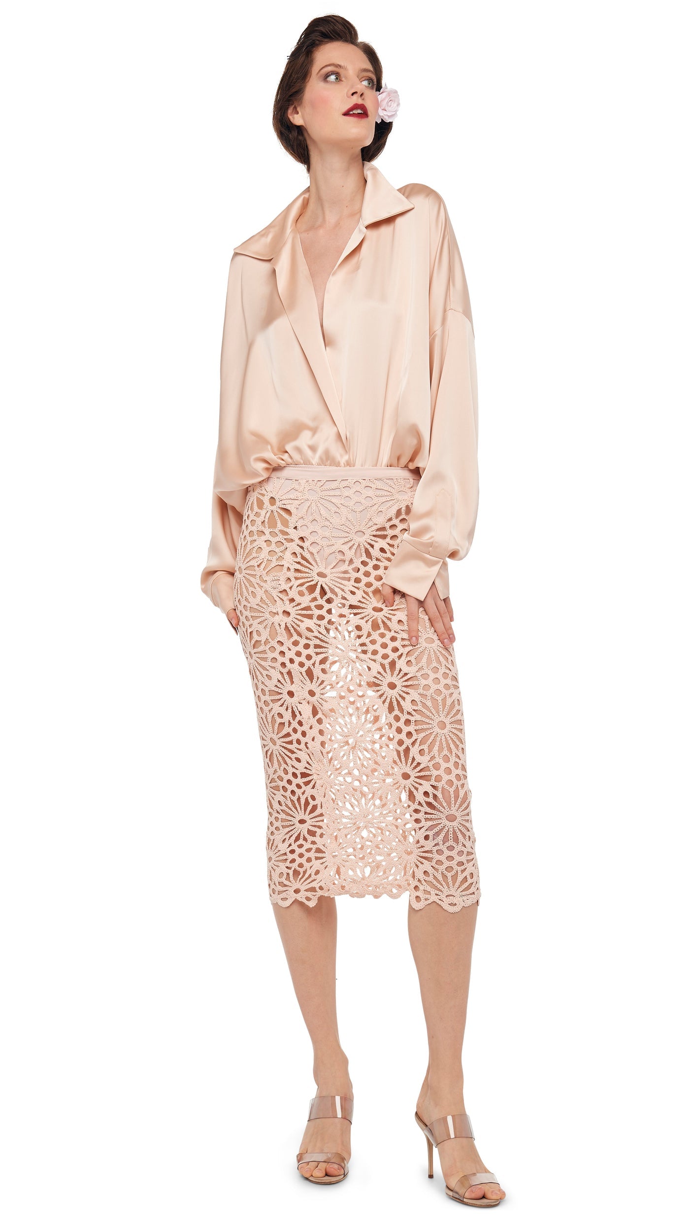 Norma Kamali SUPER OS BF NK SHIRT BODYSUIT