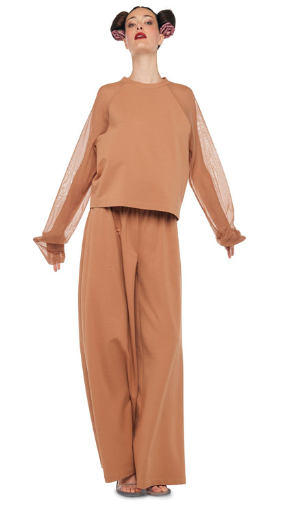 Norma Kamali BOYFRIEND ELEPHANT SWEATPANT