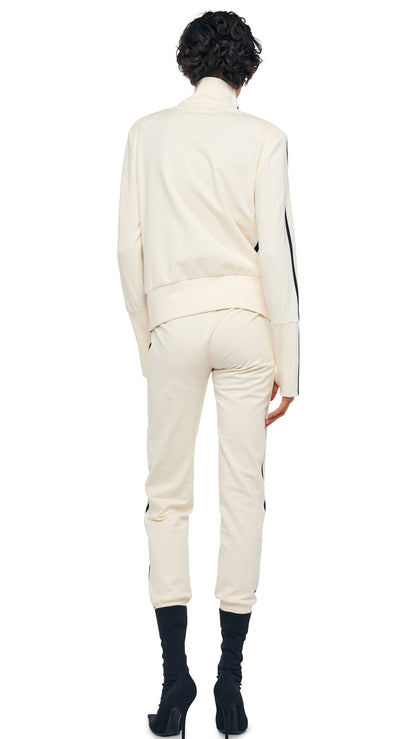 Norma Kamali SIDE STRIPE JOG PANT