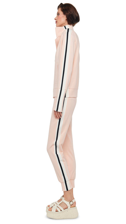 Norma Kamali SIDE STRIPE JOG PANT