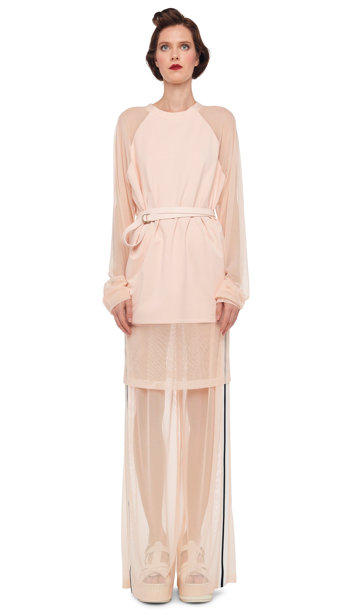 Norma Kamali SIDE STRIPE ELEPHANT PANT