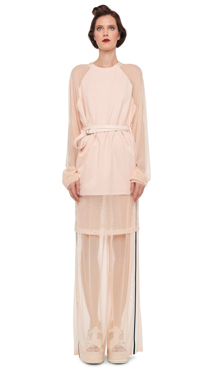 Norma Kamali SIDE STRIPE ELEPHANT PANT