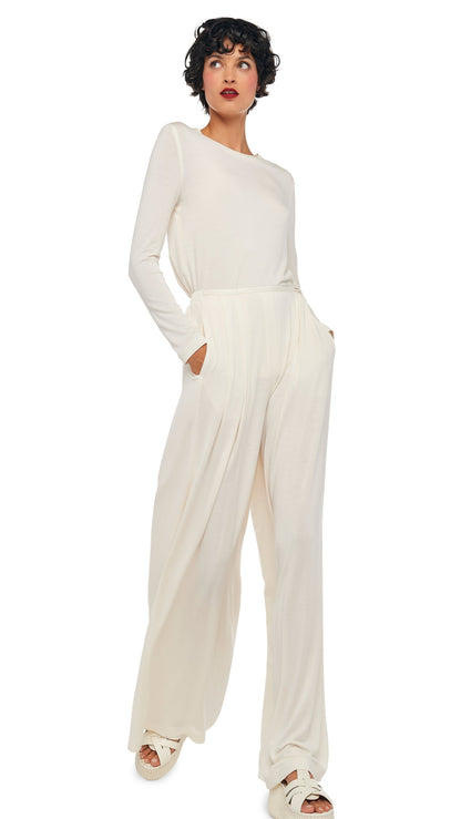 Norma Kamali MENS PLEAT PANT