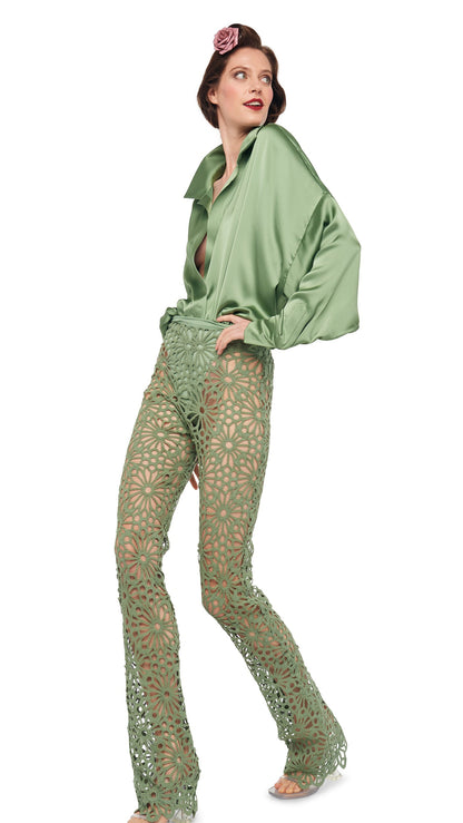 Norma Kamali BOOT PANT W/O WAISTBAND