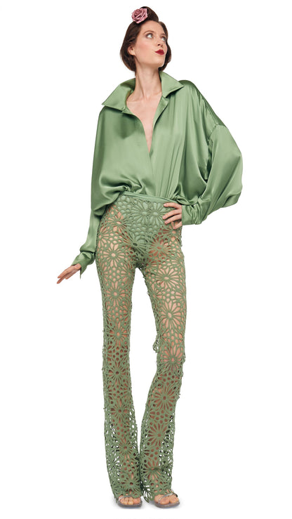 Norma Kamali BOOT PANT W/O WAISTBAND