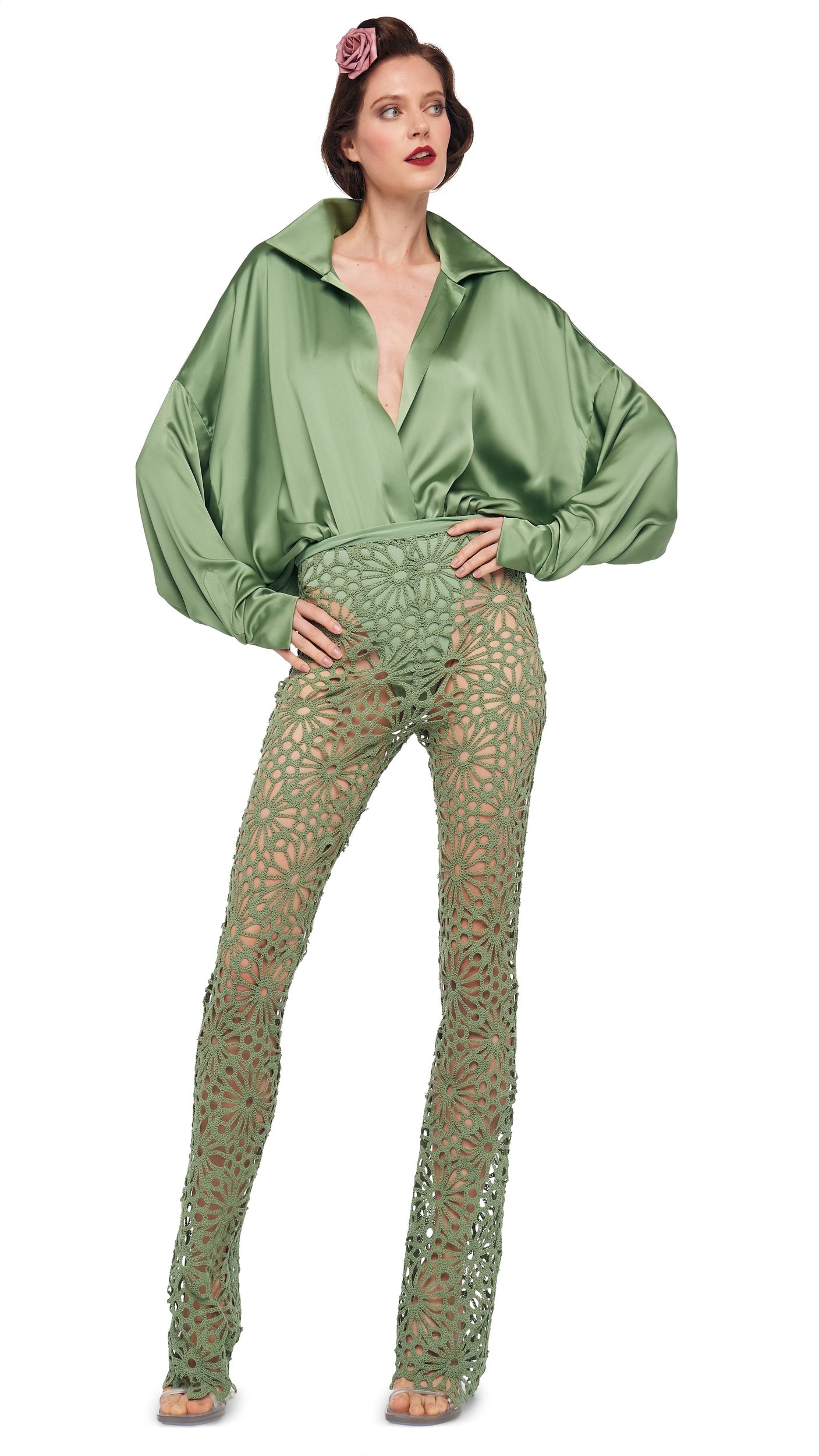 Norma Kamali BOOT PANT W/O WAISTBAND