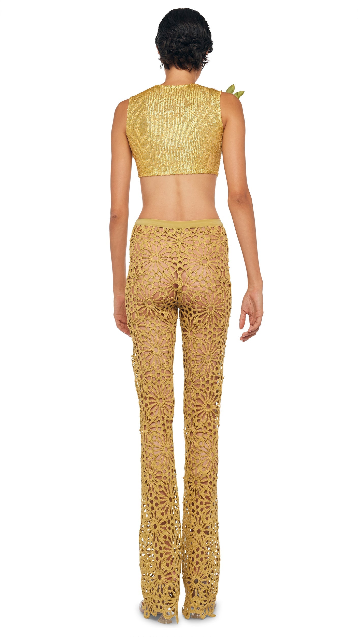 Norma Kamali SLEEVELESS SLIM FIT CROPPED TOP