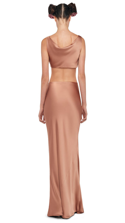 Norma Kamali MARIA CROPPED TOP