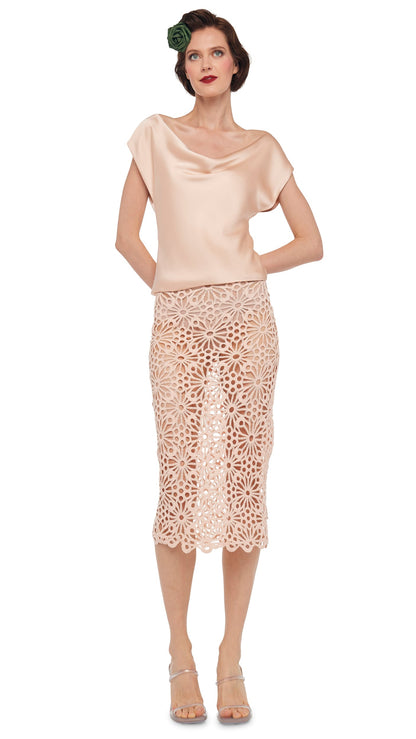 Norma Kamali CAP SLEEVE MARIA TOP
