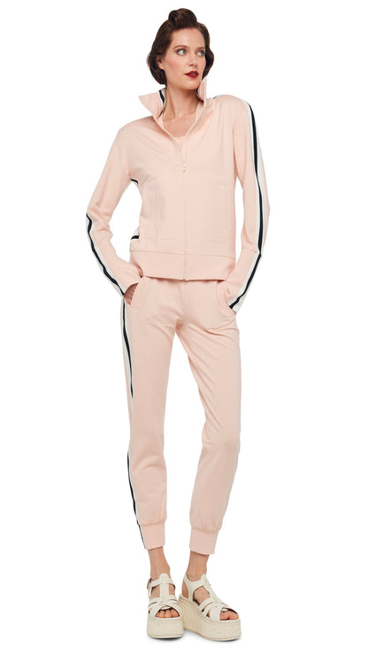 Norma Kamali SIDE STRIPE TURTLE JACKET