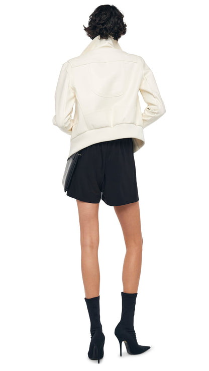 Norma Kamali MINI MOTO JACKET