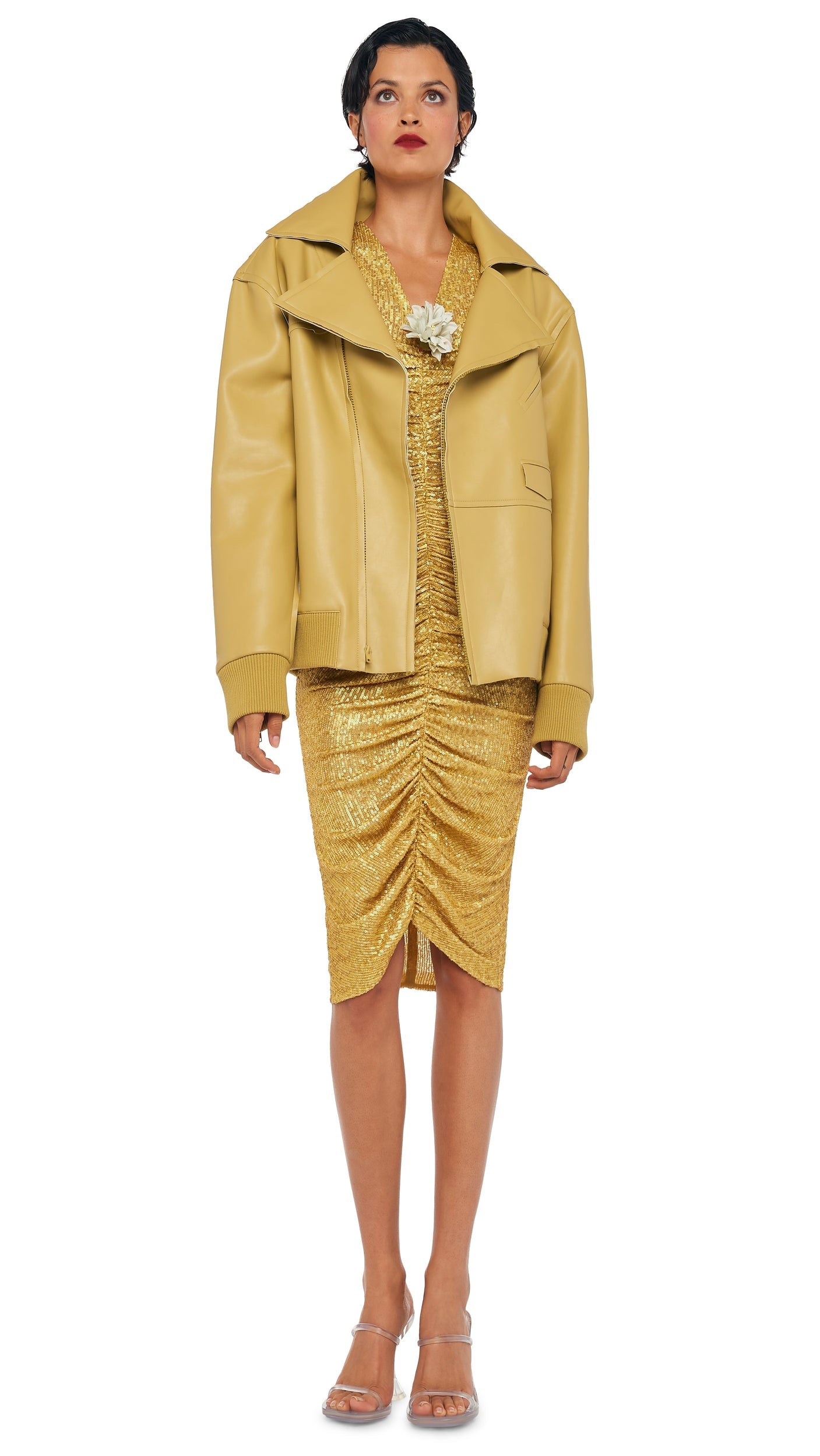 Norma Kamali OVERSIZED MOTO JACKET