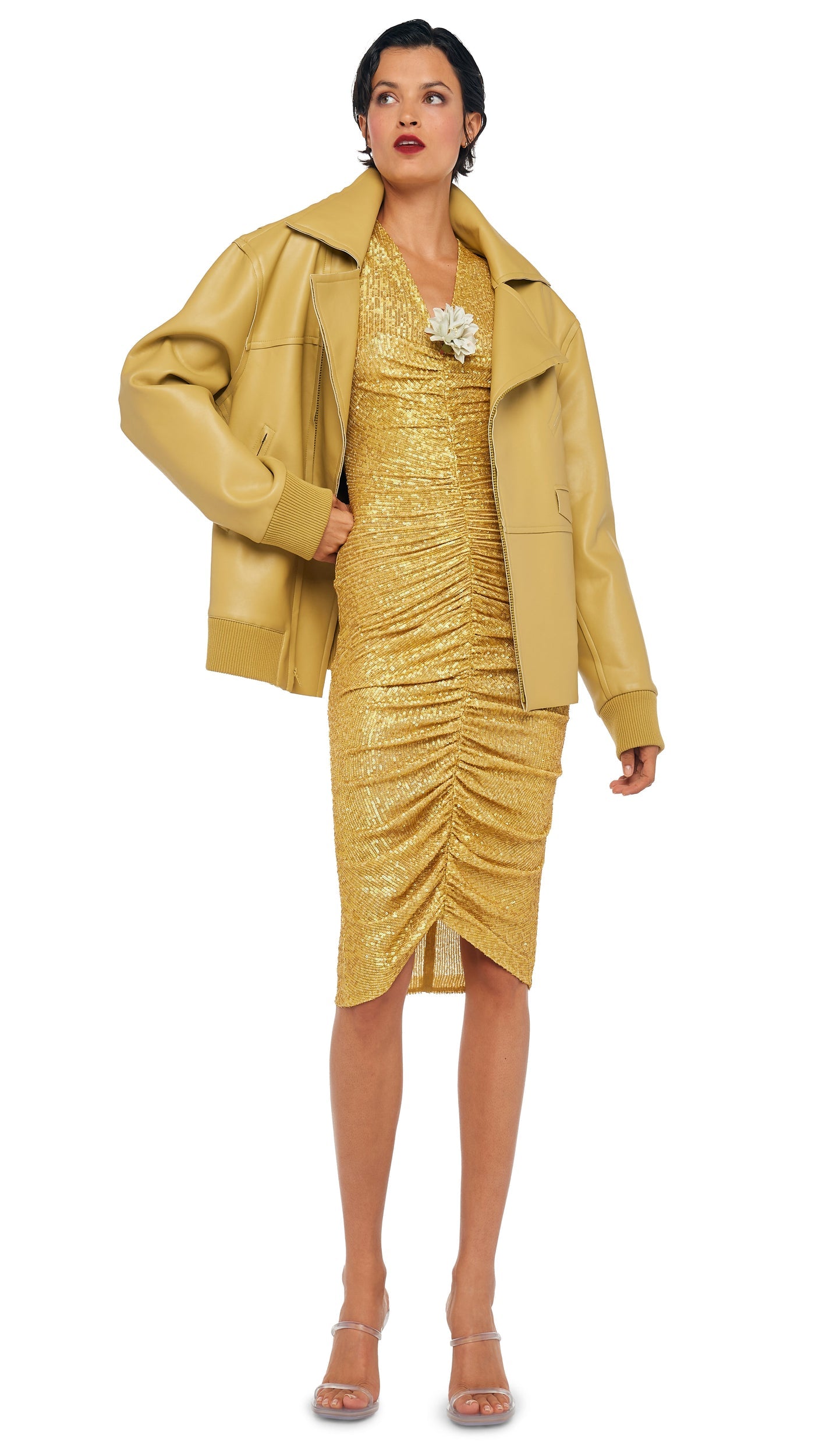 Norma Kamali OVERSIZED MOTO JACKET