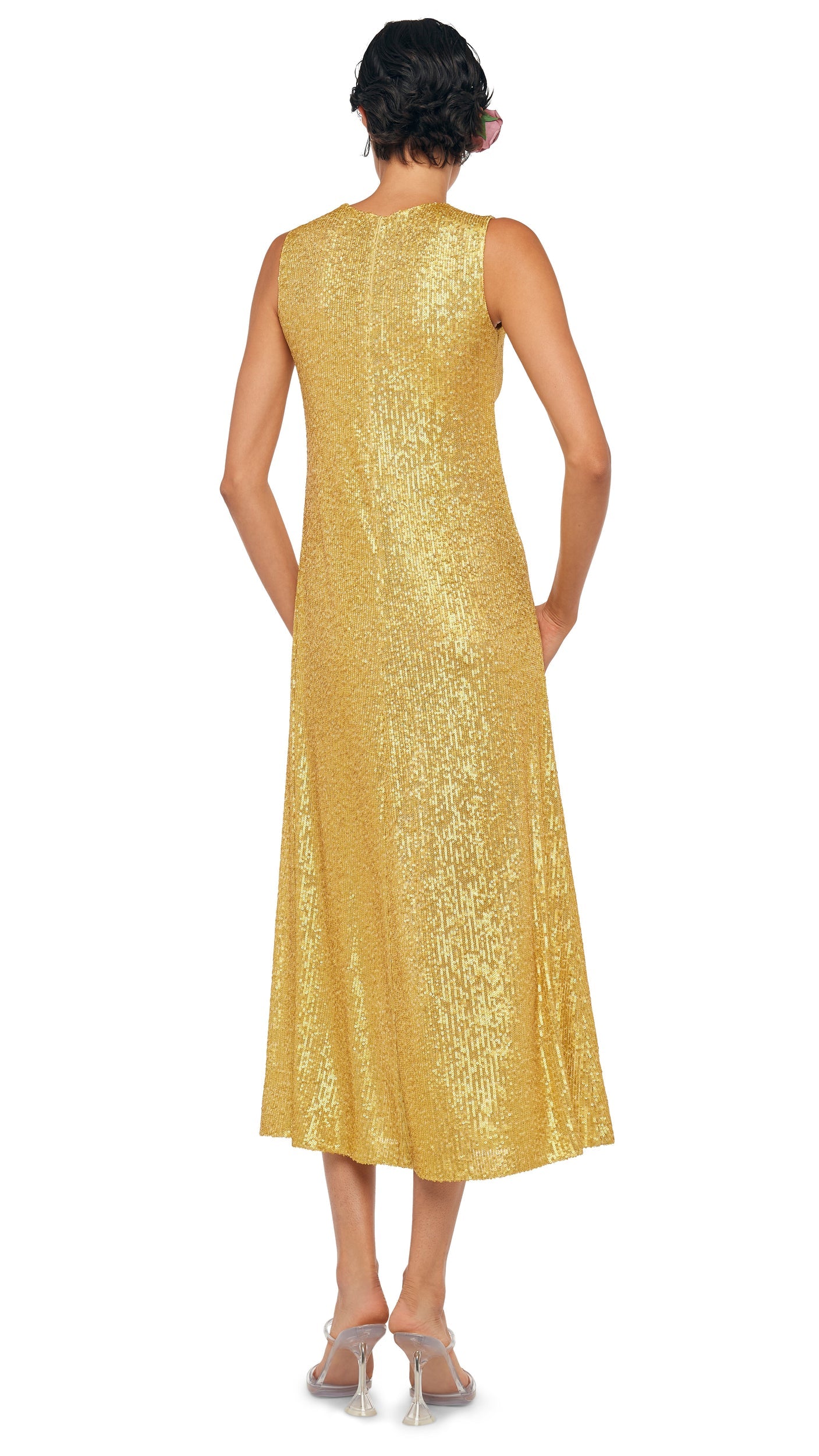 Norma Kamali SLEEVELESS SWING DRESS