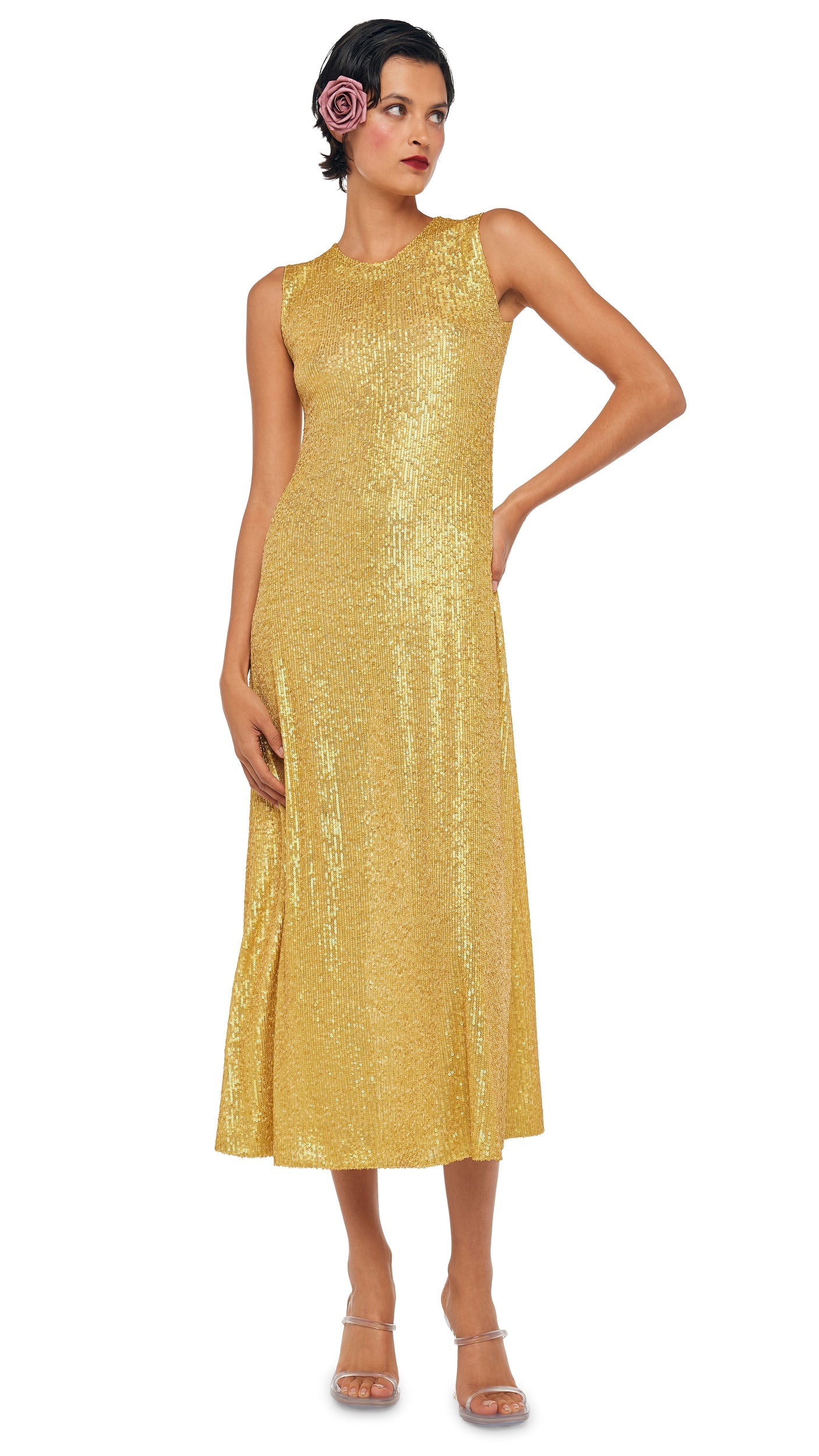 Norma Kamali SLEEVELESS SWING DRESS