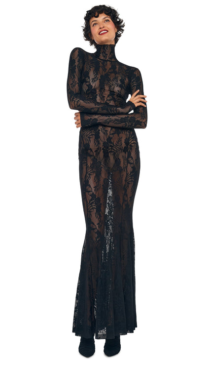 Norma Kamali TURTLE FISHTAIL GOWN