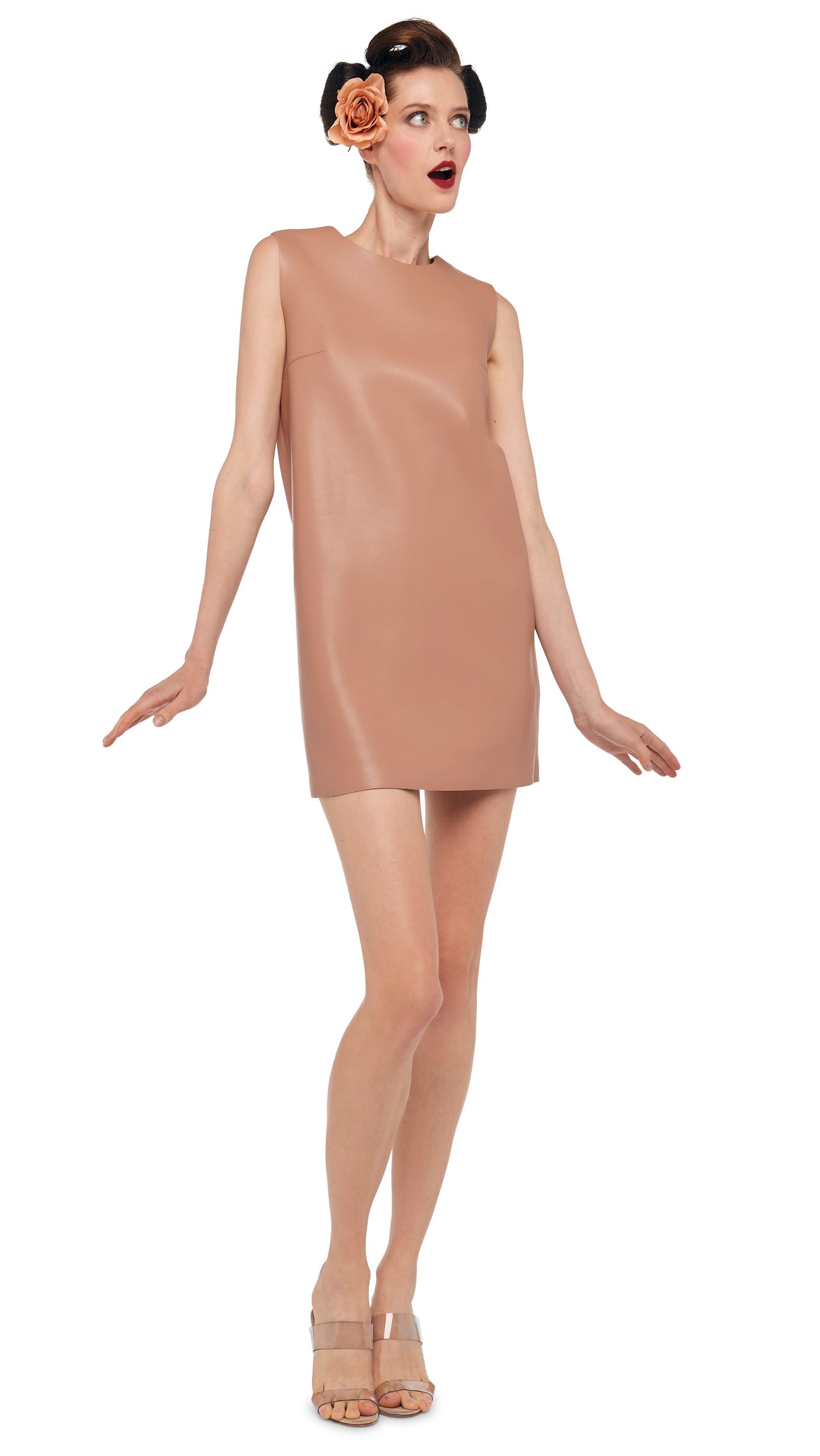 Norma Kamali SLEEVELESS MINI DRESS