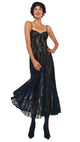Black Stretch Lace/Nude