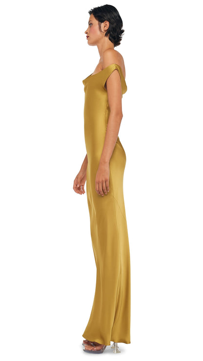 Norma Kamali DROP SHOULDER MARIA GOWN