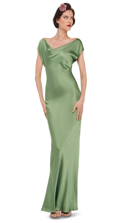 Norma Kamali CAP SLEEVE MARIA GOWN