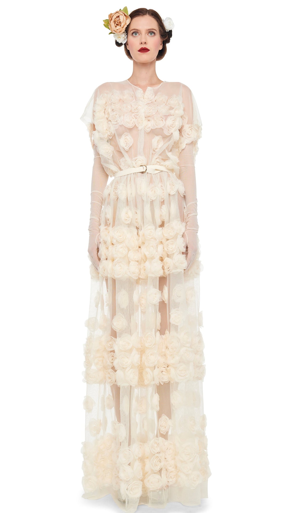 Norma Kamali SUPER OS SLEEVELESS BF FLARED GOWN