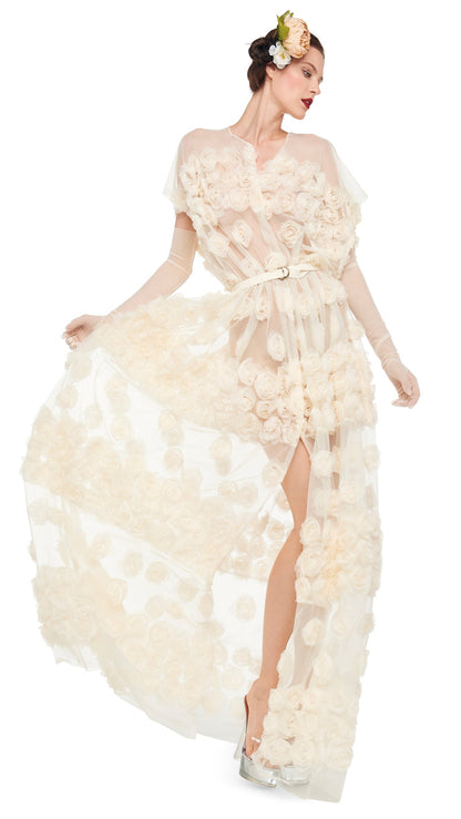 Norma Kamali SUPER OS SLEEVELESS BF FLARED GOWN