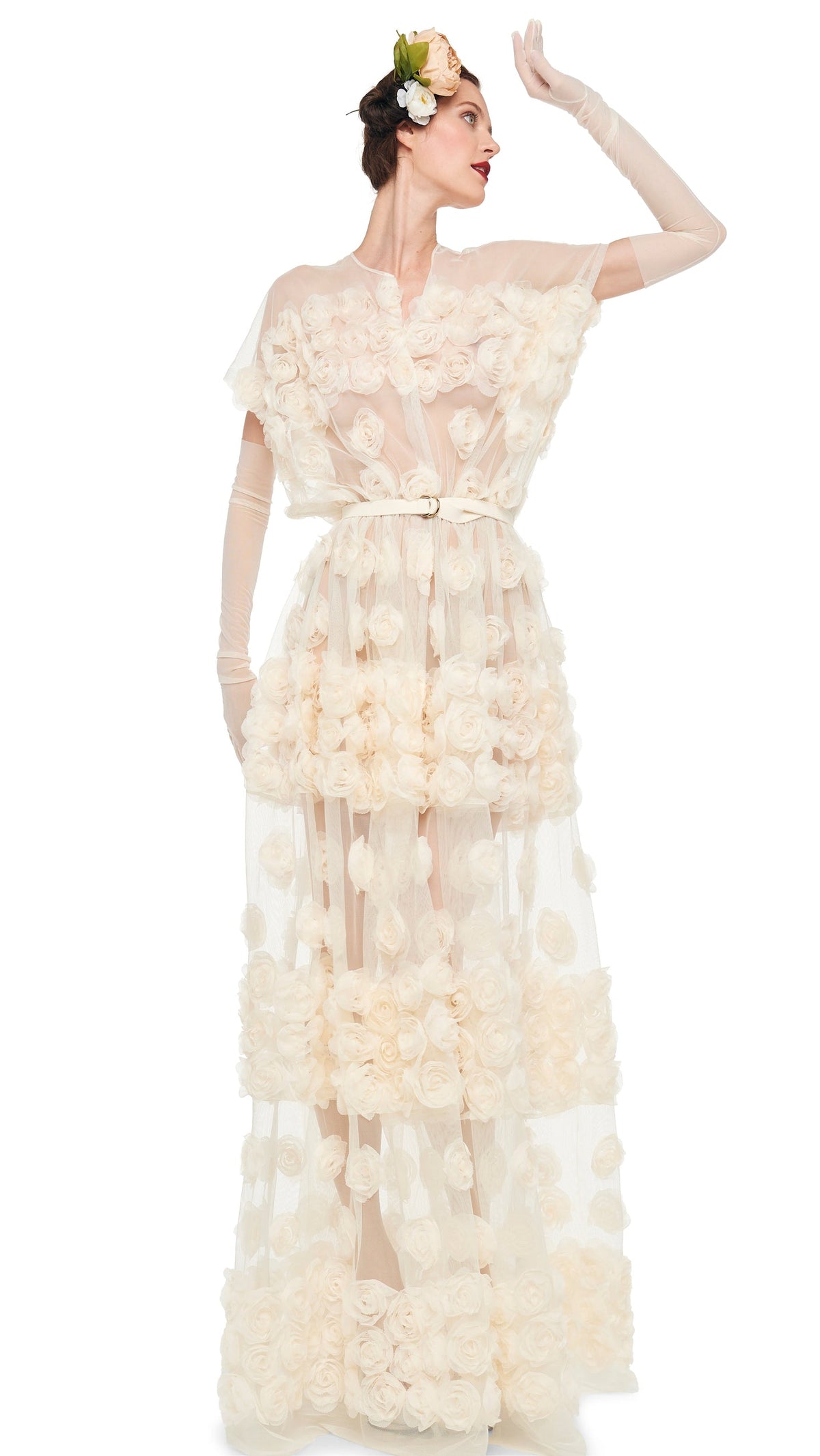 Norma Kamali SUPER OS SLEEVELESS BF FLARED GOWN